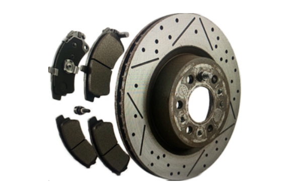 ブレーキのパットとディスクローターのイメージ